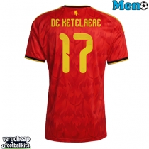 Belgium Charles De Ketelaere #17 Replica Home Shirt World Cup 2026 Short Sleeve